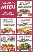 Menu La Scala - Menu midi