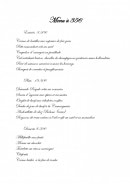 Carte et menu de Les Jardins De Capucine à Villiers sur Marne — Le menu à 35€