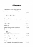 Carte et menu de Les Jardins De Capucine à Villiers sur Marne — Les suggestions