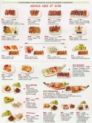 Carte et menu de Sushi Wasabi à Villiers sur Marne — Les menus midi et soir