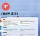 Carte et menu de La Criée à Bonneuil sur Marne — Le menu express