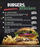 Carte et menu de T9 Foodies & Grill à Vitry sur Seine — Les burgers maison