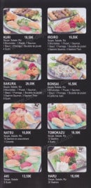 Menu Sakura - Les menus(suite)