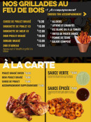 Menu La Kayesienne - Les grillades et à la carte