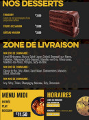 Menu La Kayesienne - Les desserts e menu midi