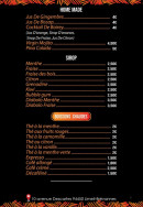 Menu Yopougon Grill - Boissons froides suite et chaudes
