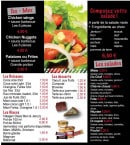 Menu Pizza Dinapoli - Les tex mex, salades, boissons,...