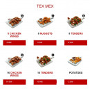 Menu Subito pizza - Les tex mex