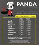 Menu Panda - menus à volonté