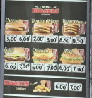 Menu Restaurant Chez Yunus - Les burgers et nuggets