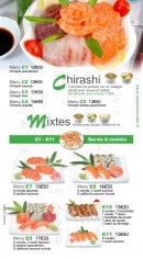Menu Zaki Sushi - Chirachi et mixtes