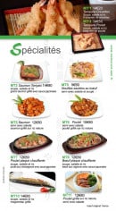 Menu Zaki Sushi - Les spécialités