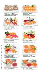 Menu Zaki Sushi - Les plateaux suite