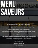 Menu La Bourgogne - Le menu saveurs