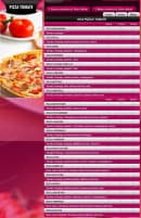 Menu Augusta Pizza - Les Pizzas Tomate