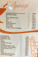 Menu Chez Lili - Les apéritifs