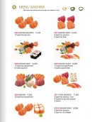 Carte et menu de Kyoto Sushi à Villejuif — Le menu sashimi