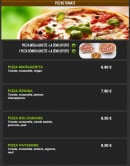 Menu Le Vesuve - Les pizzas tomate