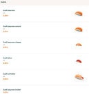 Menu Brother Sushi - Sushis