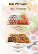 Menu Cergy Tokyo - Les plateaux