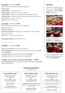 Menu Italia - Les buffets, menus,...