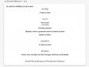 Menu Le Millésime - Formules