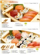Menu Espace Sushi - Les Menus Bateaux