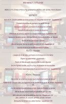 Menu Le Maupertu - Les menus 37€ et 45€