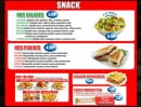 Menu Manhattan Pizza - Les salades, les paninis,....