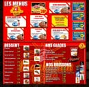 Menu Manhattan Pizza - Les menus, les desserts,....