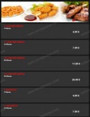 Menu Mia Pizza - Les chicken 