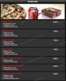 Menu Mia Pizza - Les menus midi 