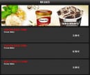 Menu Mia Pizza - Les glaces 