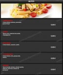 Menu Mia Pizza - Les pâtes 