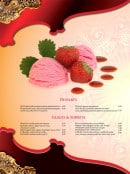 Menu Taj Mahal - Desserts et glaces