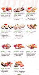 Menu Uchi tomi - Les menus M a S