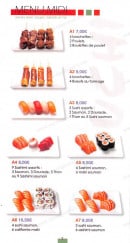 Menu Uchi tomi - Les menus A1 a A7