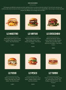 Menu Le Maestro - Les burgers