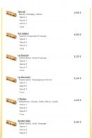 Menu Dino Pizza - Les paninis 2