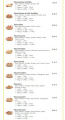 Menu Dino Pizza - Les pizzas 2