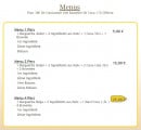 Menu Dino Pizza - Les menus 