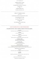 Menu Ker Noem - Formules, galettes, crêpes,...