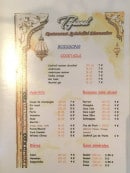 Menu Tafraout - Boissons