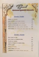 Menu Tafraout - Entrées