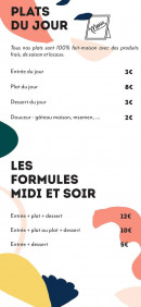 Menu Café Restaurant 19.59 - Les plats et formules