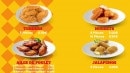 Menu L'Assoce - Les tenders, nuggets, ...