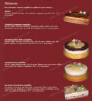 Menu La Bruxelloise - Les pâtisseries