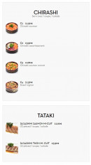 Carte et menu de Sushi tokyo à Deuil la Barre — Chirashi et tataki