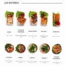 Carte et menu de Bangkok factory à Goussainville — Les entrées