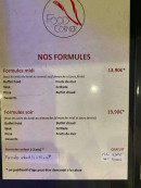 Carte et menu de Food Corner à Goussainville — Les formules